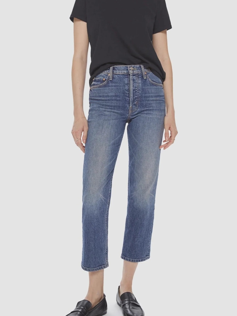 MOTHER The Tomcat - Kneeling on Stones Denim